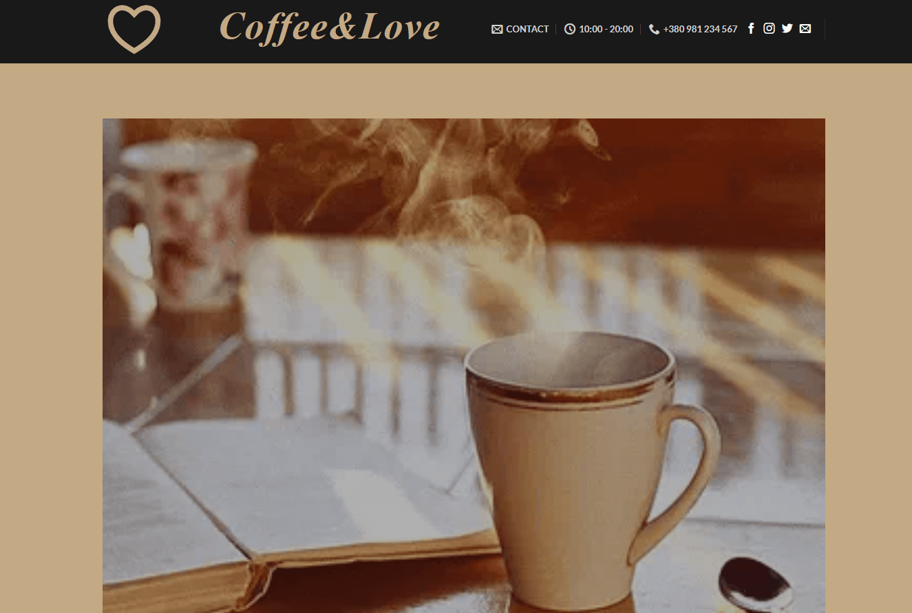 Strona WWW - Coffee&Love